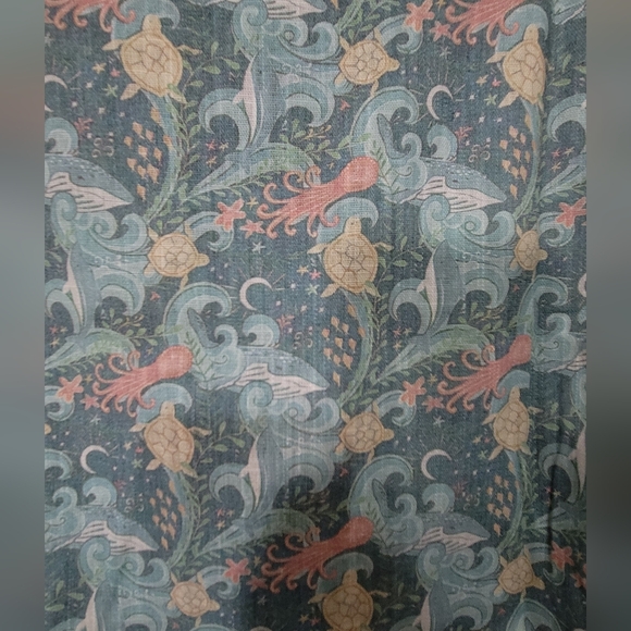 Oromen Undersea Oasis Button Down Shirt Large - Picture 3 of 7